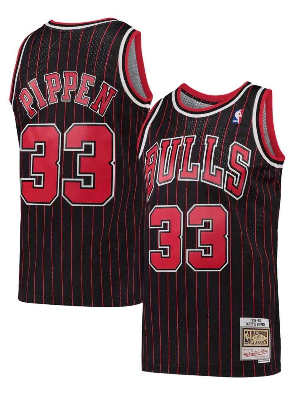 Mitchell & Ness Chicago Bulls Scottie Pippen #33 Jersey XL – 1995-96 Swingman